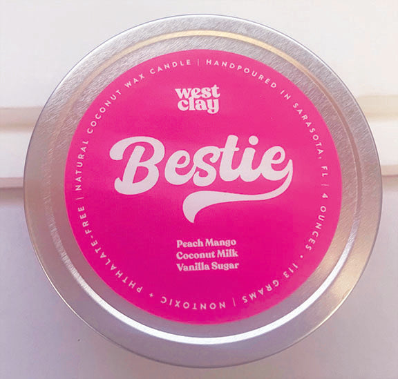 Bestie Tin Candle