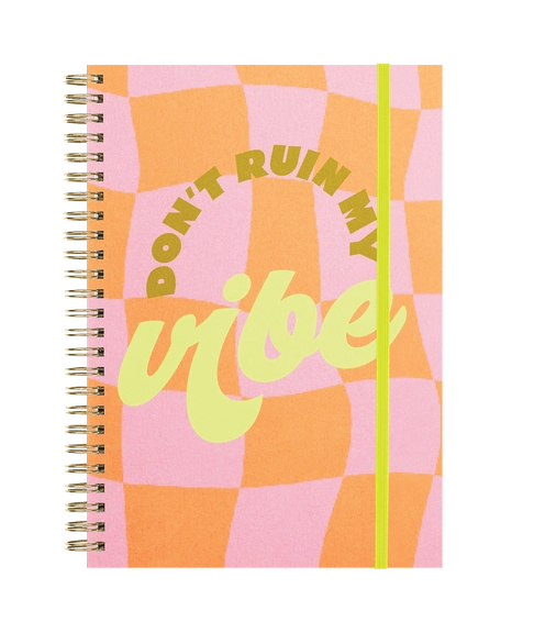 Don't Ruin My Vibe Undated Perpetual Planner - Goal Getter