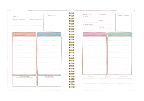 Don't Ruin My Vibe non-dated planner