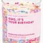 Birthday Cake & Buttercream Frosting Candle
