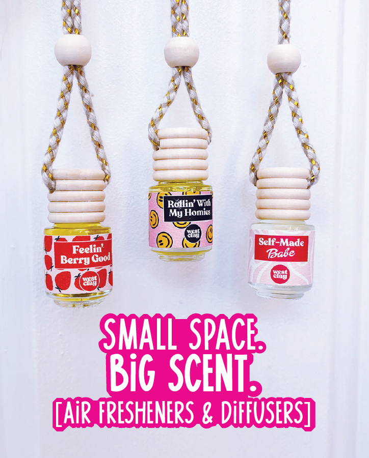 Small Space. Big Scent. [Air Fresheners and Diffusers]