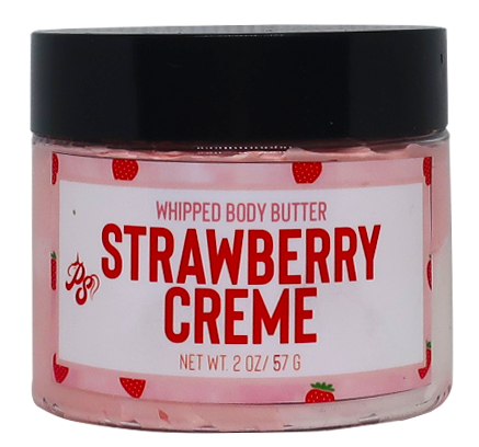 2 ounce Strawberry Creme Whipped Body Butter