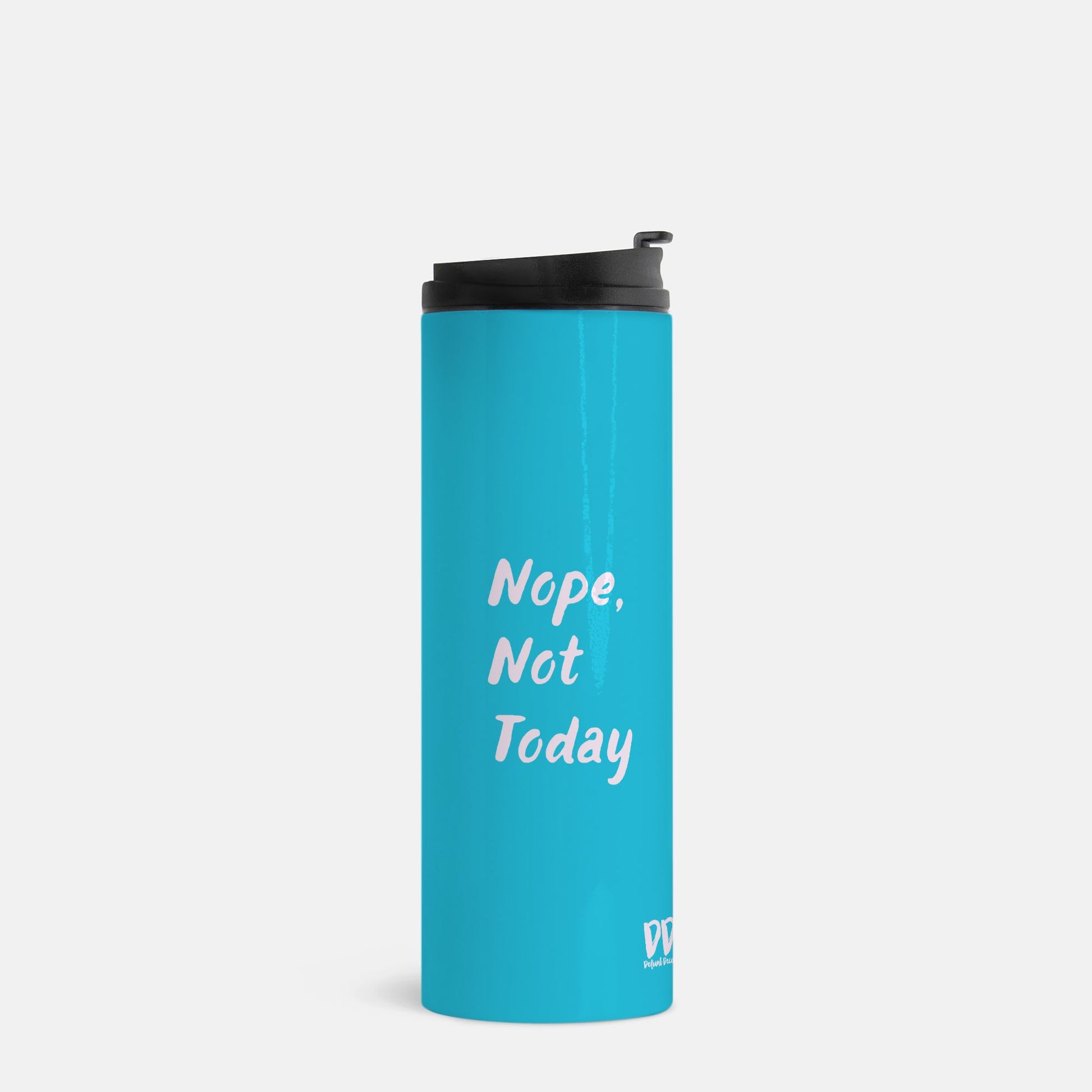 Defiant Decor Nope Not Today Stainless Steel Portable Mug