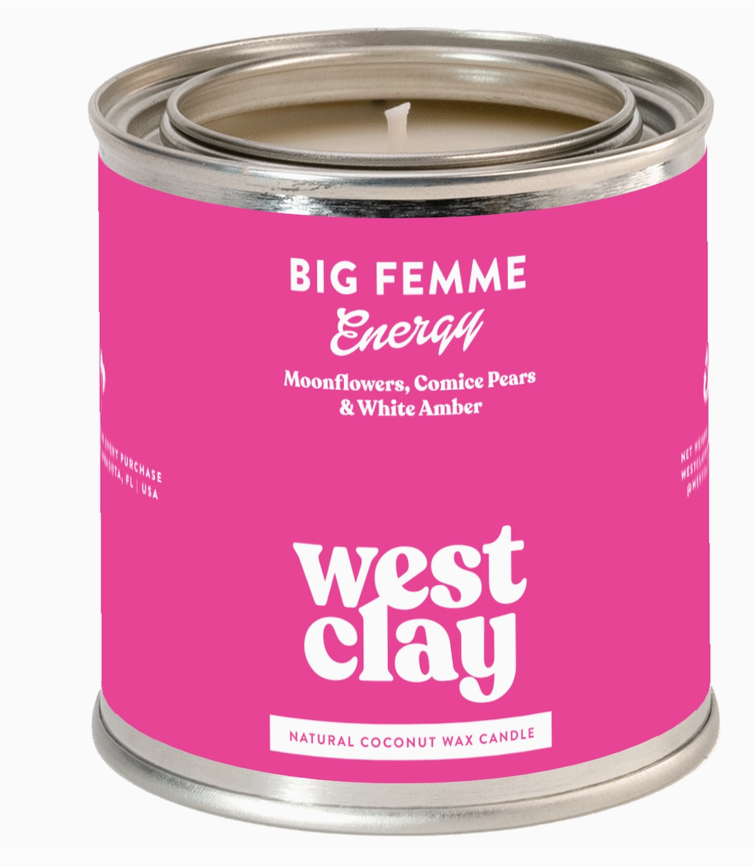 Big Femme Energy Coconut Wax Candle