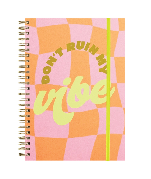 Don't Ruin My Vibe non-dated planner