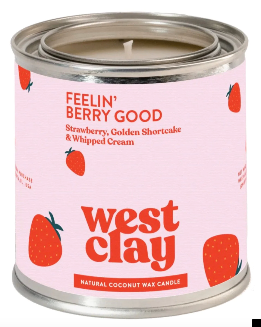 Strawberry, Golden Shortcake & whipped Cream Coconut Wax Candle