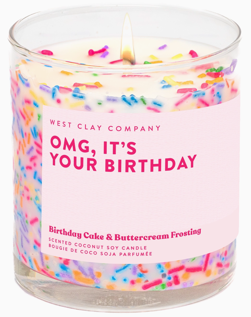 Birthday Cake & Buttercream Frosting Coconut Soy Candle