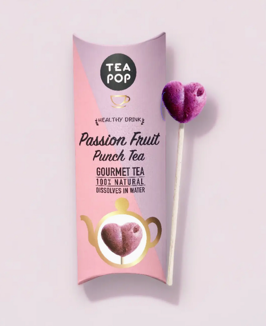 Passion Fruit Punch Tea Crystallized natural Heart Tea-Pop