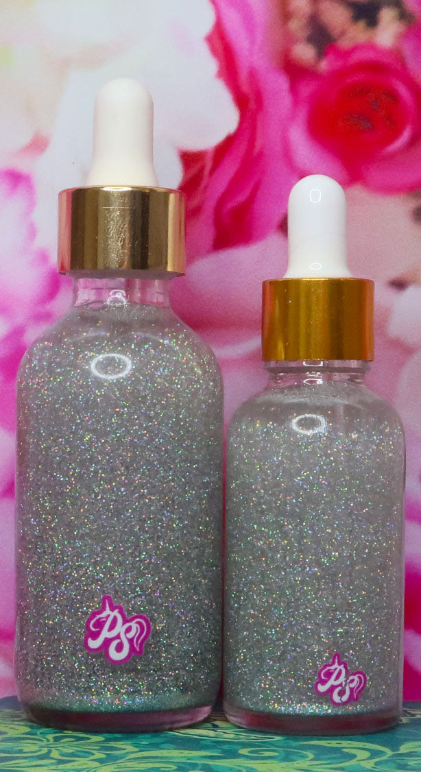 Silver Shimmering Body Oil