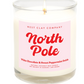 North Pole Holiday Candle