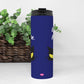 Ew, People. Navy Stainless Steel Tumbler, Black Cat, yellow eyes