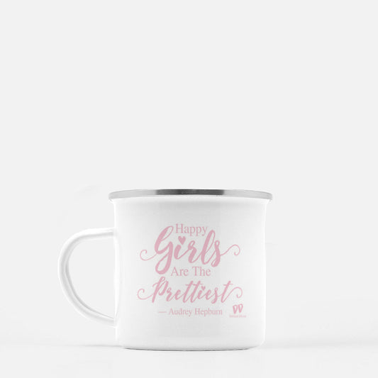 Happy Girls are the Prettiest Camp Mug